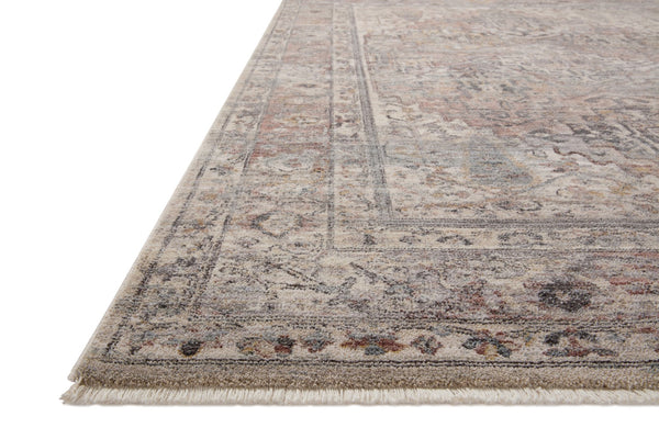 Loloi Loloi Lyra LYR-05 Traditional Power Loomed Rug Sunset / Silver 11'-6" x 15'-7"