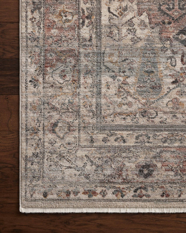 Loloi Loloi Lyra LYR-05 Traditional Power Loomed Rug Sunset / Silver 11'-6" x 15'-7"