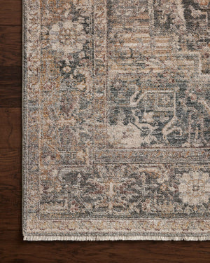 Loloi Loloi Lyra LYR-06 Traditional Power Loomed Rug Denim / Sand 11'-6" x 15'-7"