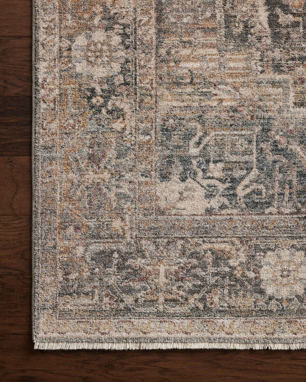 Loloi Loloi Lyra LYR-06 Traditional Power Loomed Rug Denim / Sand 11'-6" x 15'-7"