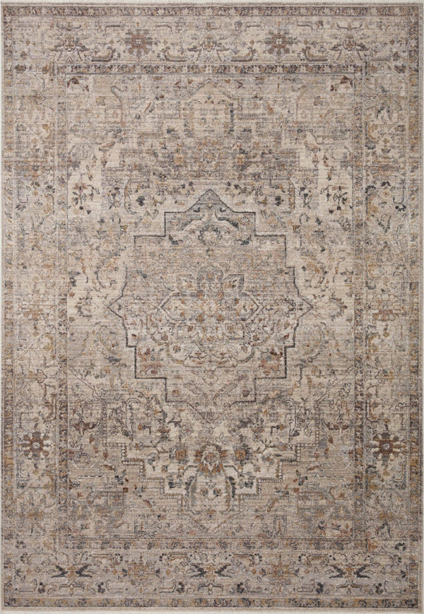Loloi Loloi Lyra LYR-06 Traditional Power Loomed Rug Natural / Gold 11'-6" x 15'-7"