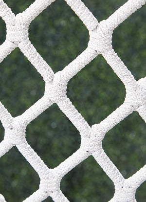 Essentials for Living Woven Lattis Outdoor Wing Chair 6804.WHT/WHT/GT