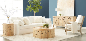 Essentials for Living Stitch & Hand - Upholstery Lena 95" Slope Arm Slipcover Sofa 6603-3.LPPRL