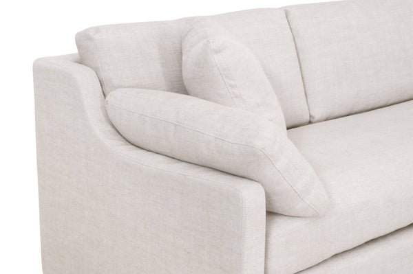 Essentials for Living Stitch & Hand - Upholstery Lena Modular Slope Arm Slipcover 2-Seat Left Arm Sofa 6603-2S1LA.BISQ