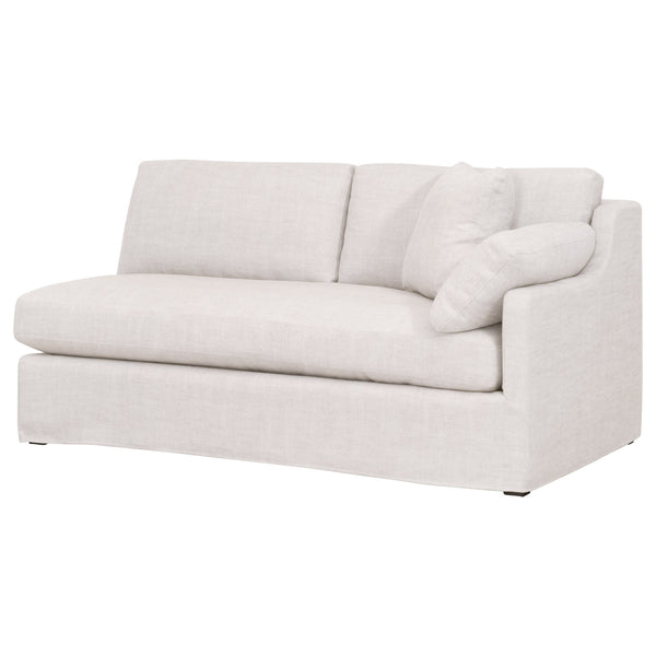 Essentials for Living Stitch & Hand - Upholstery Lena Modular Slope Arm Slipcover 2-Seat Right Arm Sofa 6603-2S1RA.BISQ