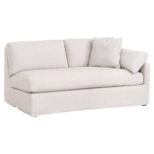Essentials for Living Stitch & Hand - Upholstery Lena Modular Slope Arm Slipcover 2-Seat Right Arm Sofa 6603-2S1RA.BISQ