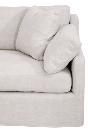 Essentials for Living Stitch & Hand - Upholstery Lena Modular Slope Arm Slipcover 2-Seat Right Arm Sofa 6603-2S1RA.BISQ