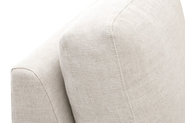 Essentials for Living Stitch & Hand - Upholstery Lena Modular Slope Arm Slipcover 1-Seat Armless Chair 6603-1S.BISQ