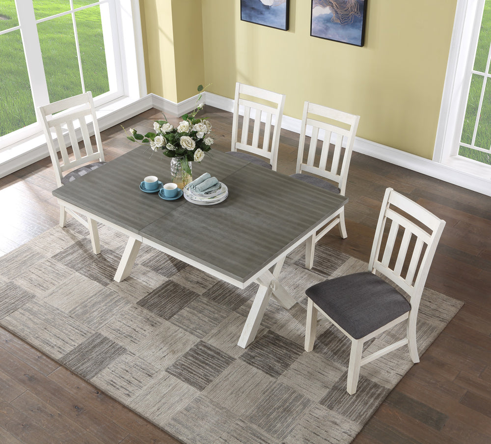 Vilo Home Lido Bay 2-Tone 5 Piece Dining Set VH6000-5PC VH6000-5PC