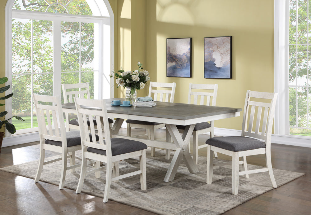 Vilo Home Lido Bay 2-Tone 7 Piece Dining Set VH6000-7PC VH6000-7PC