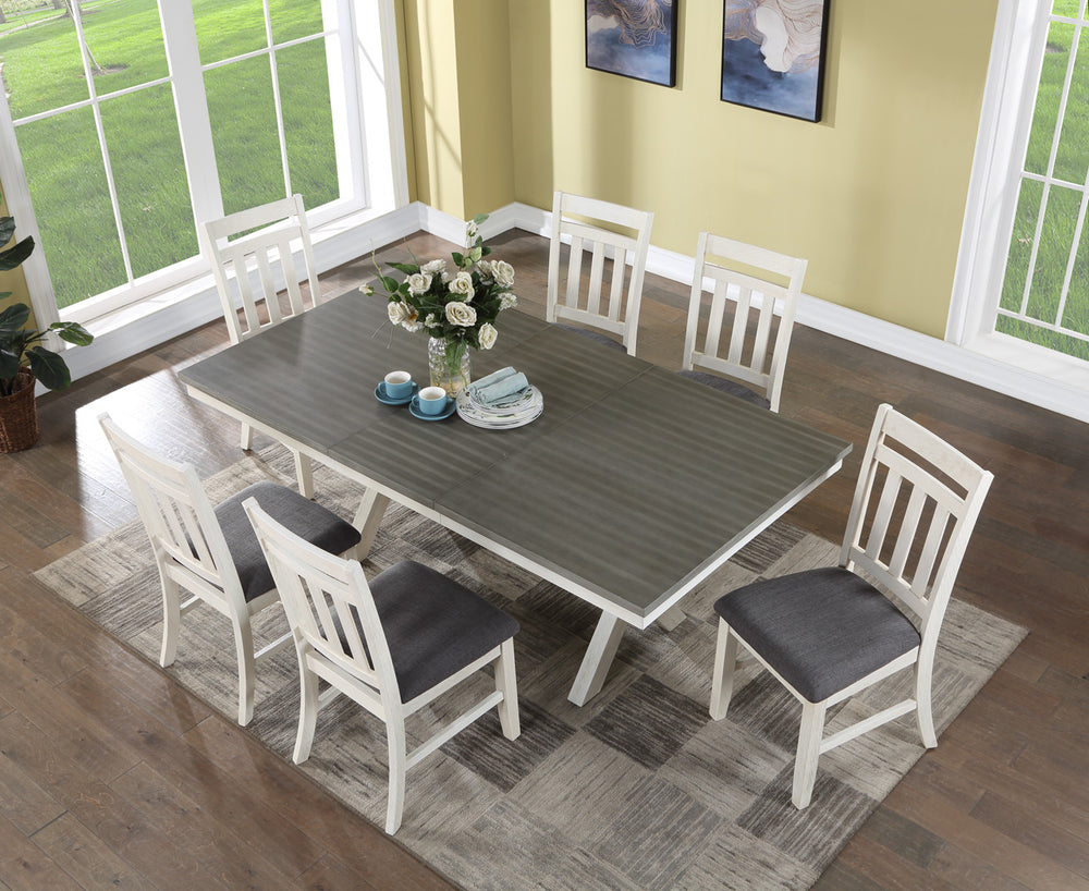 Vilo Home Lido Bay 2-Tone 7 Piece Dining Set VH6000-7PC VH6000-7PC