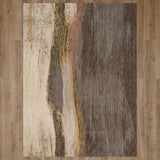 Soiree Lilayi Machine Woven Triexta Abstract Modern/Contemporary Area Rug