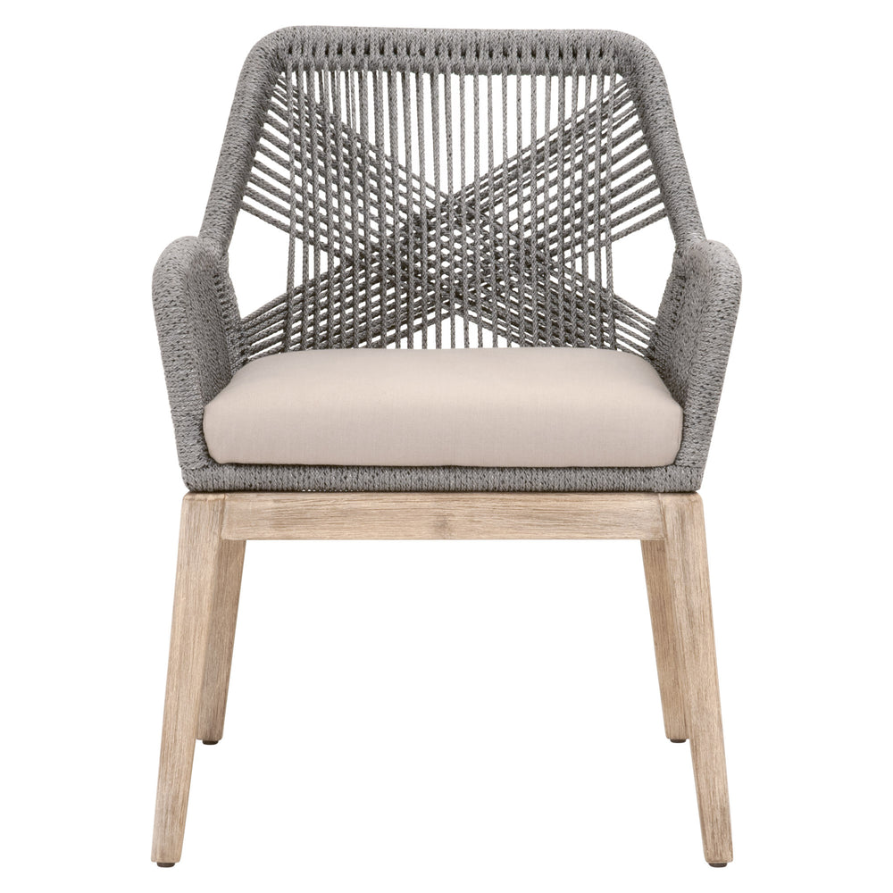 Essentials for Living Woven Loom Arm Chair - Set of 2 6809KD.PLA/FLGRY/NG