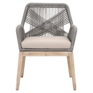 Essentials for Living Woven Loom Arm Chair - Set of 2 6809KD.PLA/FLGRY/NG
