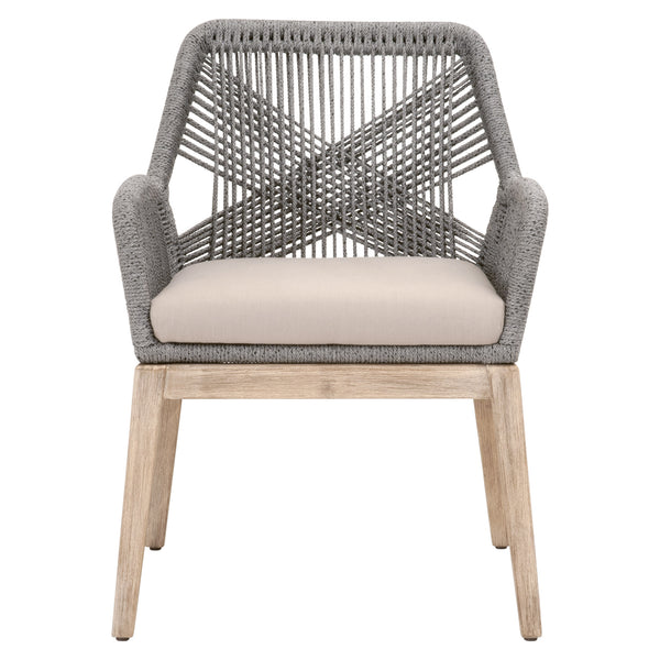 Essentials for Living Woven Loom Arm Chair - Set of 2 6809KD.PLA/FLGRY/NG