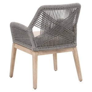 Essentials for Living Woven Loom Arm Chair - Set of 2 6809KD.PLA/FLGRY/NG