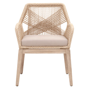 Essentials for Living Woven Loom Arm Chair - Set of 2 6809KD.SND/FLGRY/NG