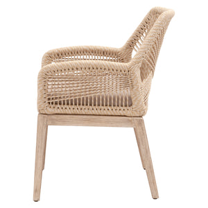 Essentials for Living Woven Loom Arm Chair - Set of 2 6809KD.SND/FLGRY/NG