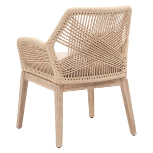 Essentials for Living Woven Loom Arm Chair - Set of 2 6809KD.SND/FLGRY/NG