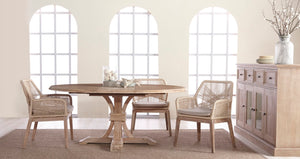 Essentials for Living Woven Loom Arm Chair - Set of 2 6809KD.SND/FLGRY/NG