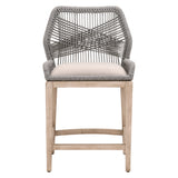 Woven Loom Counter Stool