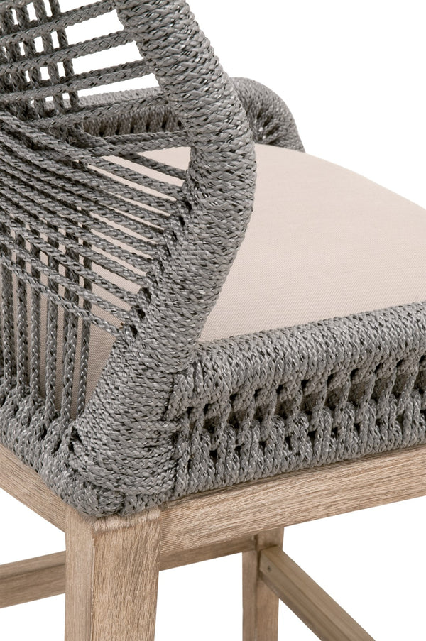 Essentials for Living Woven Loom Counter Stool 6808CS.PLA/LGRY/NG