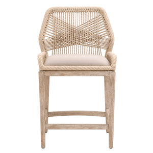 Essentials for Living Woven Loom Counter Stool 6808CS.SND/LGRY/NG