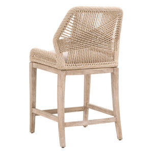 Essentials for Living Woven Loom Counter Stool 6808CS.SND/LGRY/NG
