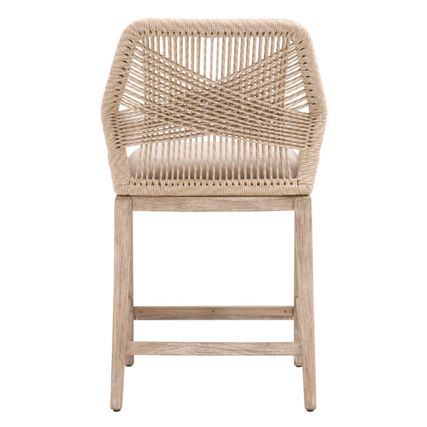 Essentials for Living Woven Loom Counter Stool 6808CS.SND/LGRY/NG