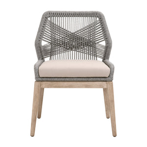 Essentials for Living Woven Loom Dining Chair - Set of 2 6808KD.PLA/FLGRY/NG