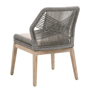 Essentials for Living Woven Loom Dining Chair - Set of 2 6808KD.PLA/FLGRY/NG