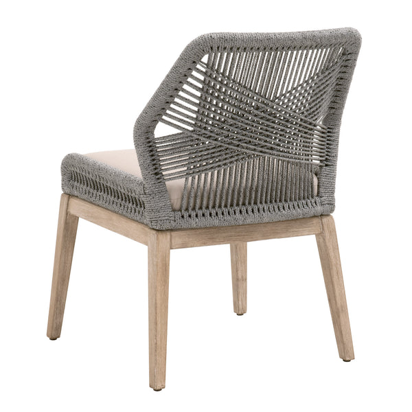 Essentials for Living Woven Loom Dining Chair - Set of 2 6808KD.PLA/FLGRY/NG