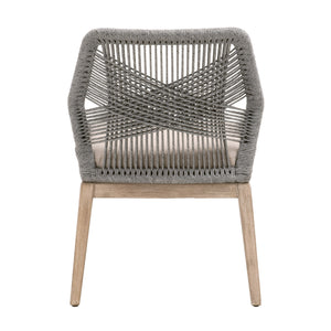 Essentials for Living Woven Loom Dining Chair - Set of 2 6808KD.PLA/FLGRY/NG