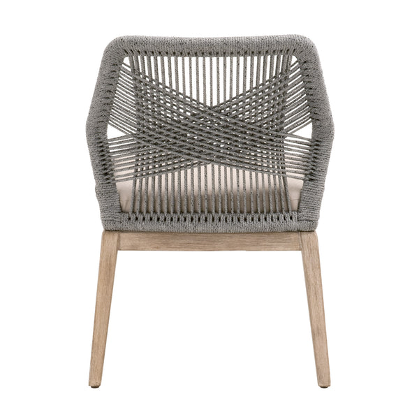 Essentials for Living Woven Loom Dining Chair - Set of 2 6808KD.PLA/FLGRY/NG
