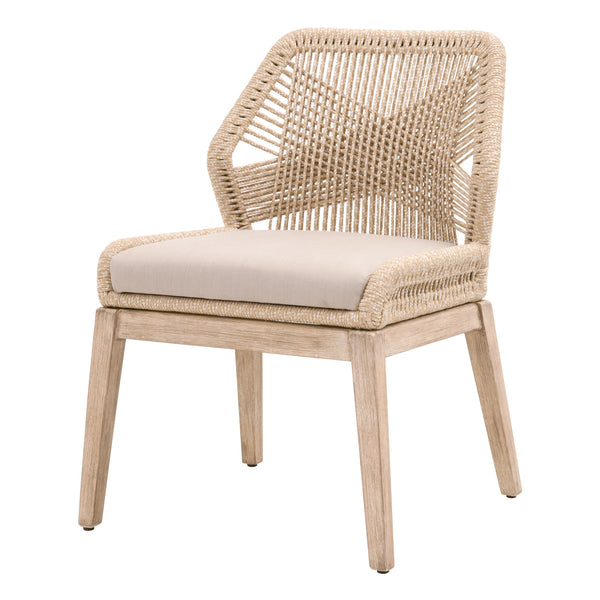 Essentials for Living Woven Loom Dining Chair - Set of 2 6808KD.SND/FLGRY/NG