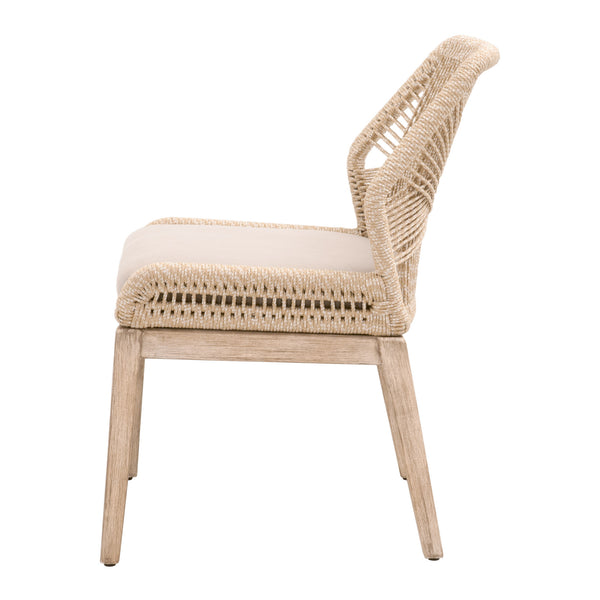 Essentials for Living Woven Loom Dining Chair - Set of 2 6808KD.SND/FLGRY/NG