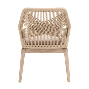 Essentials for Living Woven Loom Dining Chair - Set of 2 6808KD.SND/FLGRY/NG