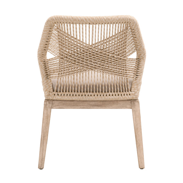 Essentials for Living Woven Loom Dining Chair - Set of 2 6808KD.SND/FLGRY/NG
