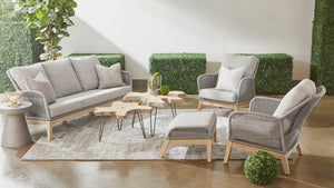 Essentials for Living Woven Loom Outdoor 79" Sofa 6817-3.PLA/SG/GT