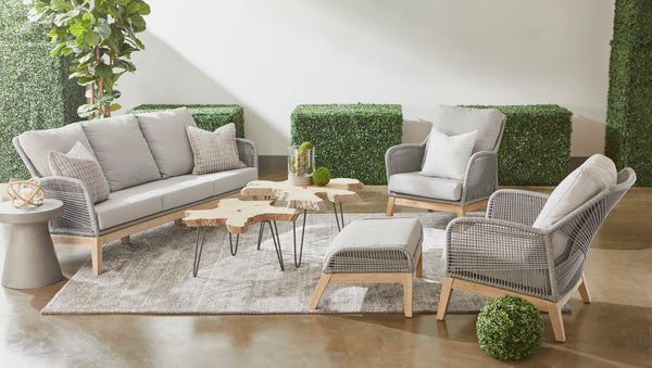 Essentials for Living Woven Loom Outdoor 79" Sofa 6817-3.PLA/SG/GT