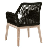Essentials for Living Woven Loom Outdoor Arm Chair - Set of 2 6809KD.BLK/PUM/GT
