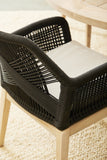 Essentials for Living Woven Loom Outdoor Arm Chair - Set of 2 6809KD.BLK/PUM/GT
