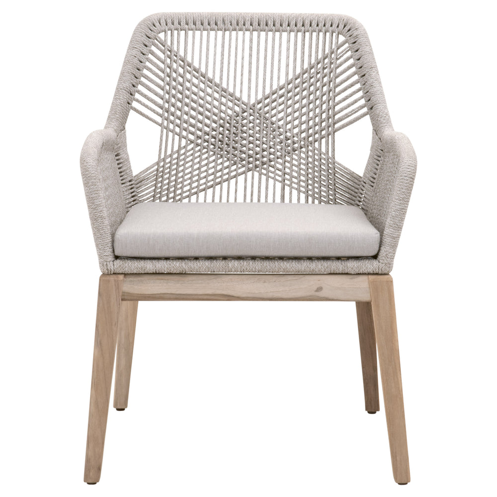 Essentials for Living Woven Loom Outdoor Arm Chair - Set of 2 6809KD.WTA/PUM/GT