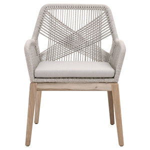 Essentials for Living Woven Loom Outdoor Arm Chair - Set of 2 6809KD.WTA/PUM/GT
