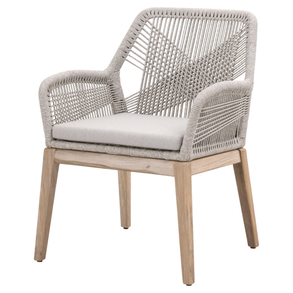 Essentials for Living Woven Loom Outdoor Arm Chair - Set of 2 6809KD.WTA/PUM/GT