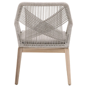 Essentials for Living Woven Loom Outdoor Arm Chair - Set of 2 6809KD.WTA/PUM/GT