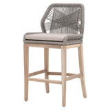Essentials for Living Woven Loom Outdoor Barstool 6808BS.PLA-R/SG/GT