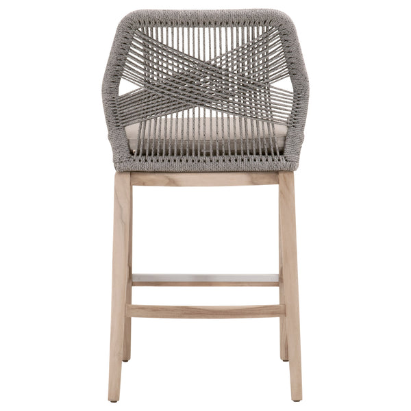 Essentials for Living Woven Loom Outdoor Barstool 6808BS.PLA-R/SG/GT
