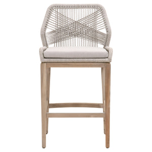Essentials for Living Woven Loom Outdoor Barstool 6808BS.WTA/PUM/GT