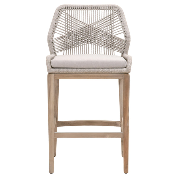 Essentials for Living Woven Loom Outdoor Barstool 6808BS.WTA/PUM/GT